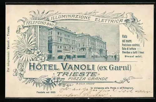 AK Trieste, Hotel Vanoli, Piazza Grande