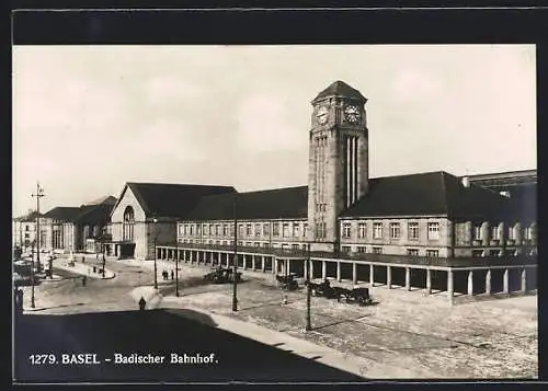 AK Basel, Badischer Bahnhof