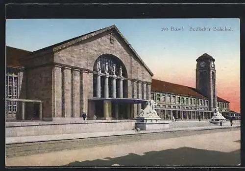 AK Basel, Badischer Bahnhof