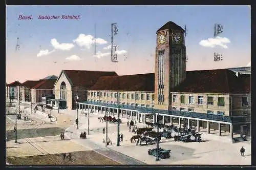 AK Basel, Badischer Bahnhof