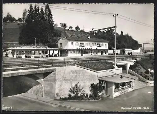 AK Uzwil, Blick auf den Bahnhof