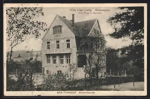 AK Bad Pyrmont, Kurpension Villa Lise Lotte, Inh. Frau L. Esmann
