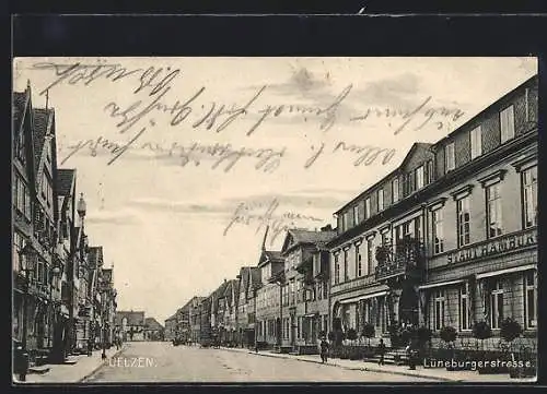 AK Uelzen, Hotel Stadt Hamburg in der Lüneburgerstrasse