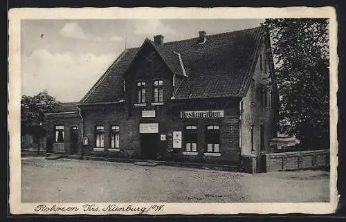 AK Rohrsen /Nienburg, Flechtmann`s Gasthof, Inh. Hr. Flechtmann