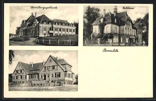 AK Bomlitz, Verwaltungsgebäude, Gutshaus, Wohlfahrtshaus
