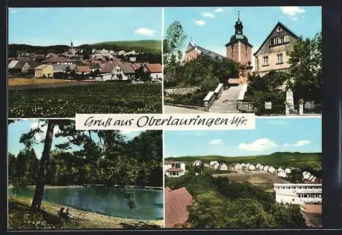 AK Oberlauringen i. Ufr., Teilansichten des Ortes
