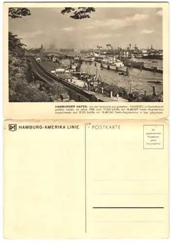 Klapp-AK Menükarte KdF-Dampfer Oceana, Auslandsfahrt 1935