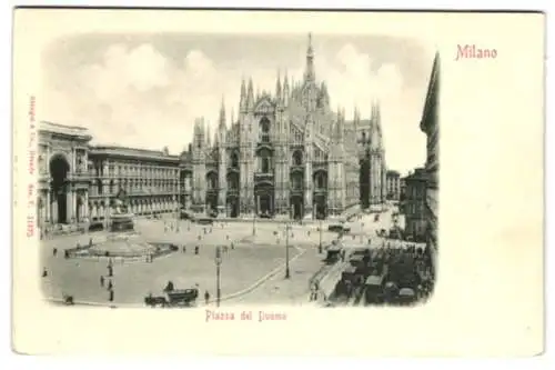 Relief-AK Milano, Piazza del Duomo