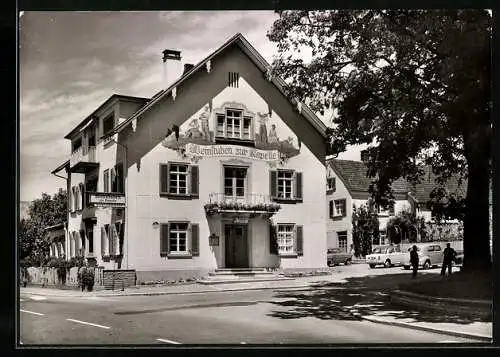 AK Kressbronn am Bodensee, Weinkellerei und Weinstuben zur Kapelle, Bes. Otto Ortlieb