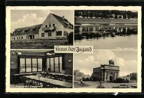 AK Wesel-Obrighoven / Rhein, Gasthof-Herberge Haus der Jugend