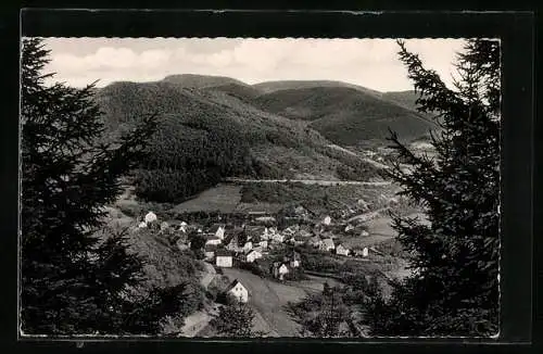 AK Leimbach / Adenau, Ortsansicht aus der Vogelschau