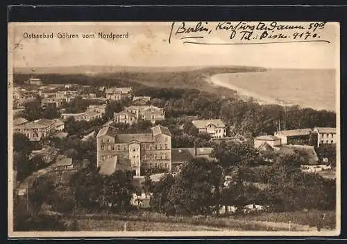 AK Göhren / Rügen, Panoramablick vom Nordpeerd