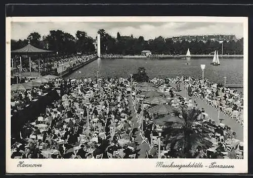 AK Hannover, Maschseegaststätte, Terrassen