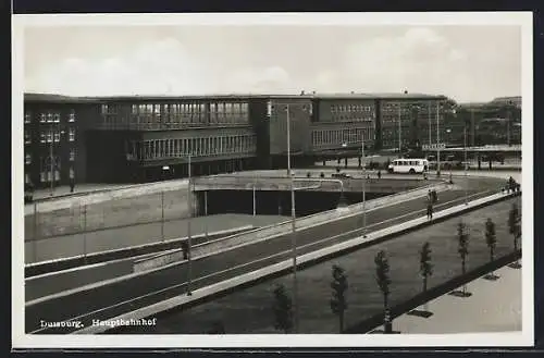 AK Duisburg, Blick auf den Hauptbahnhof