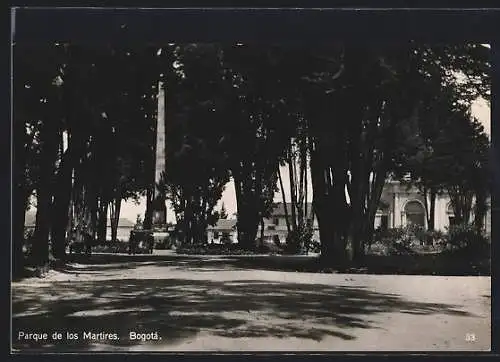 AK Bogotá, Parque de los Martires