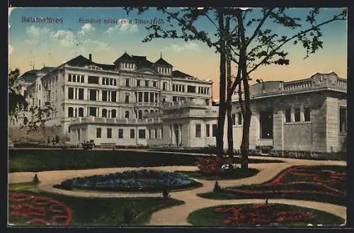 AK Balatonfüred, Erzsebet udvar es a Tibor-fürdö