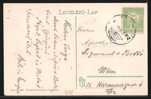 AK Balatonfüred, Erzsebet udvar es a Tibor-fürdö