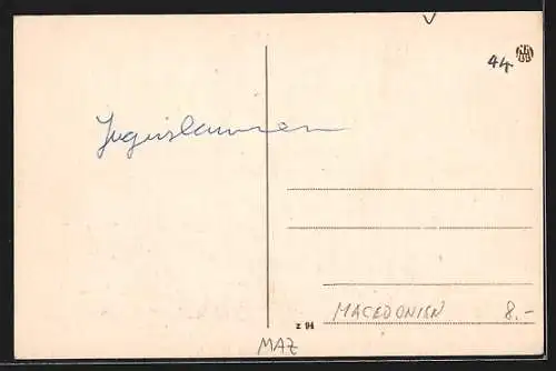 AK Veles, Panoramablick auf die Stadt