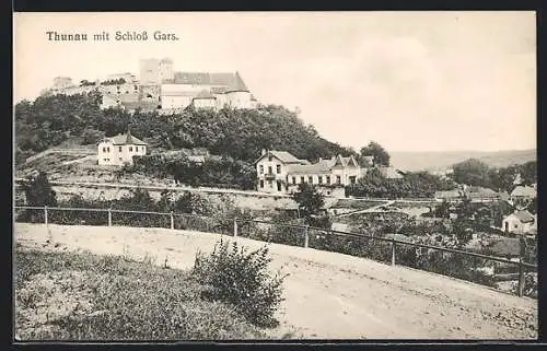 AK Thunau, Panorama mit Schloss Gars