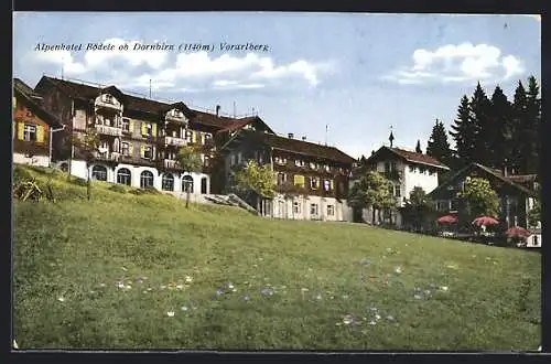 AK Bödele ob Dornbirn, Das Alpenhotel Bödele