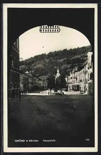 AK Gmünd /Kärnten, Motiv vom Hauptplatz