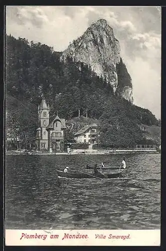 AK Mondsee, Villa Smaragd, Plomberg