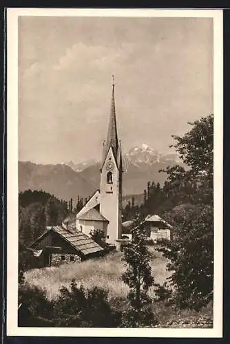 AK Oberdrauburg /Kärntner Oberland, Rittersdorf mit Hochstadel