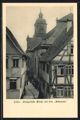 AK Aalen, Evangelische Kirche mit dem Schwanen