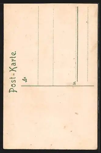 Lithographie Werl, Kirche mit Madonna