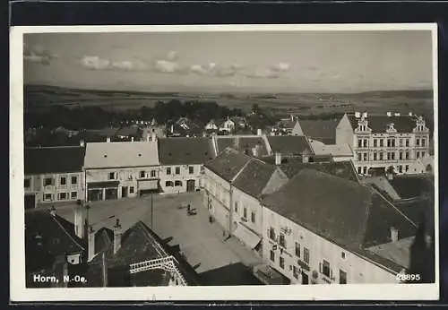 AK Horn /N.-Oe., Teilansicht aus der Vogelschau