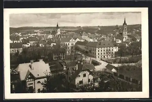 AK Zwettl /N.-Ö., Blick über die Dächer