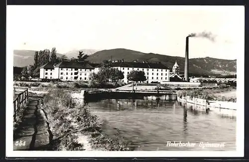 AK Ternitz, Rohrbach am Steinfelde, Rohrbacher Spinnerei