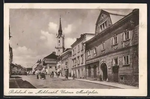 AK Rohrbach im Mühlviertel, Unterer Marktplatz