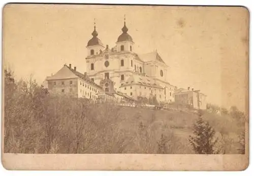 Fotografie A. Helm, Wien, Ansicht Sonntagberg, Blick nach der Wallfahrtskirche