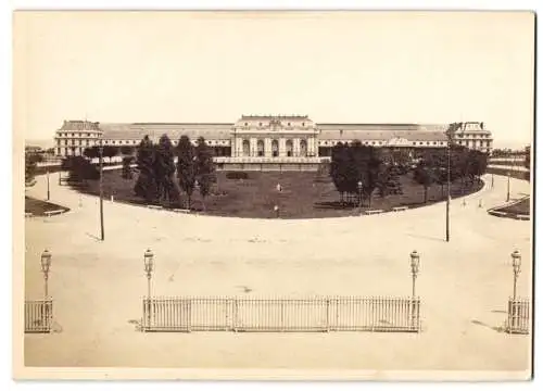 Fotografie Giacomo Brogi, Firenze, Ansicht Mailand, Blick nach dem Central Bahnhof