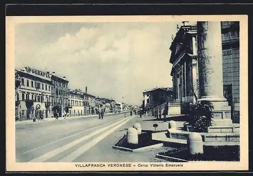 AK Villafranca Veronese, Corso Vittorio Emanuele