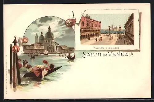 Lithographie Venezia, Piazzetta e S. Giorgio