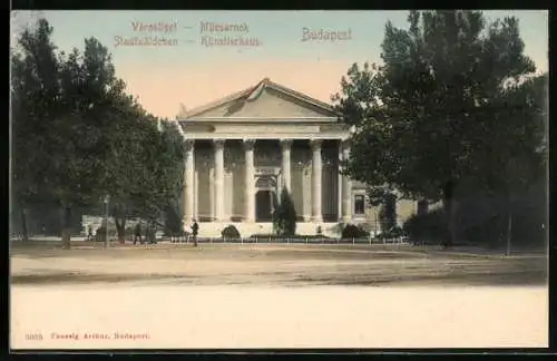 AK Budapest, Stadtwäldchen & Künstlerhaus