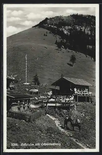 AK Fischbachau, Gasthaus Kesselalm mit Schweinsberg