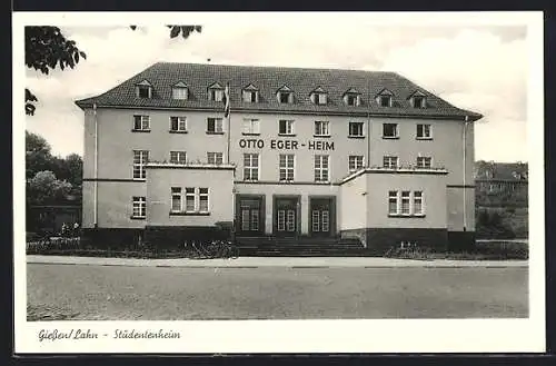 AK Giessen /Lahn, Studentenheim Otto Eger