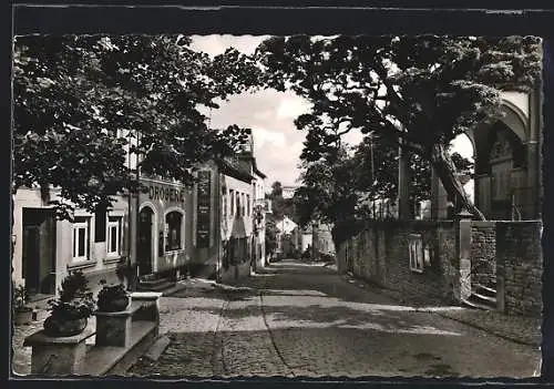 AK Waxweiler /Eifel, Hauptstrasse mit Drogerie