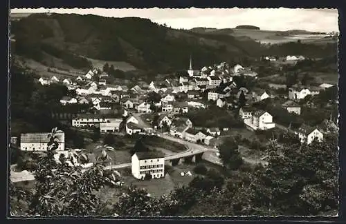 AK Waxweiler /Eifel, Gesamtansicht aus der Vogelschau
