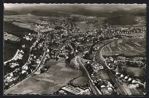 AK Neunkirchen /Siegen, Gesamtansicht vom Flugzeug aus