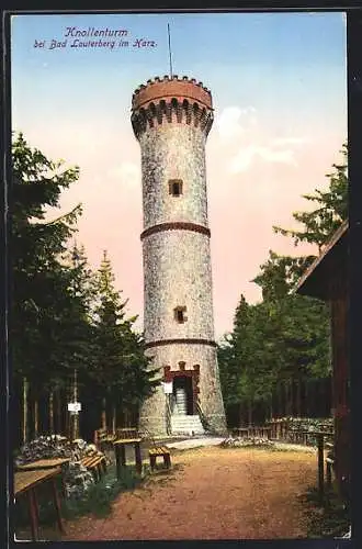 AK Bad Lauterberg im Harz, Am Knollenturm