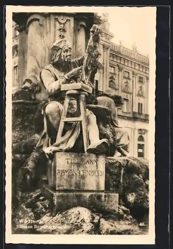 AK Würzburg, Tillmann Riemenschneider Denkmal