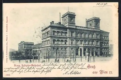 AK Wien, Franz Josephs-Bahnhof