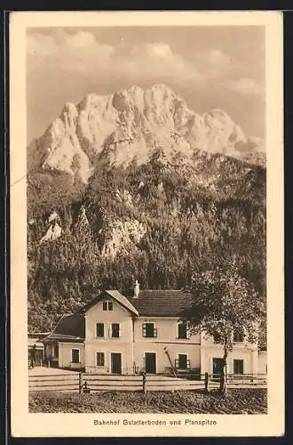 AK Gstatterboden, Bahnhof Gstatterboden und Planspitze