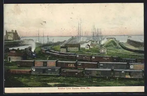 AK Erie, PA, Anchor Line Docks