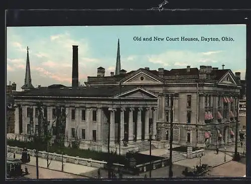 AK Dayton, OH, Old and New Court Houses
