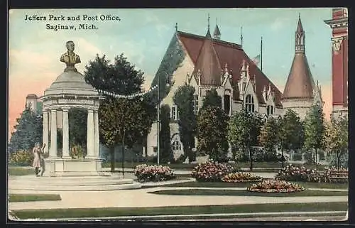 AK Saginaw, MI, Jeffers Park und Post Office